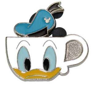 Disney Pin Donald Duck Tea Cup Kitchen Essentials Collection Hidden Mickey